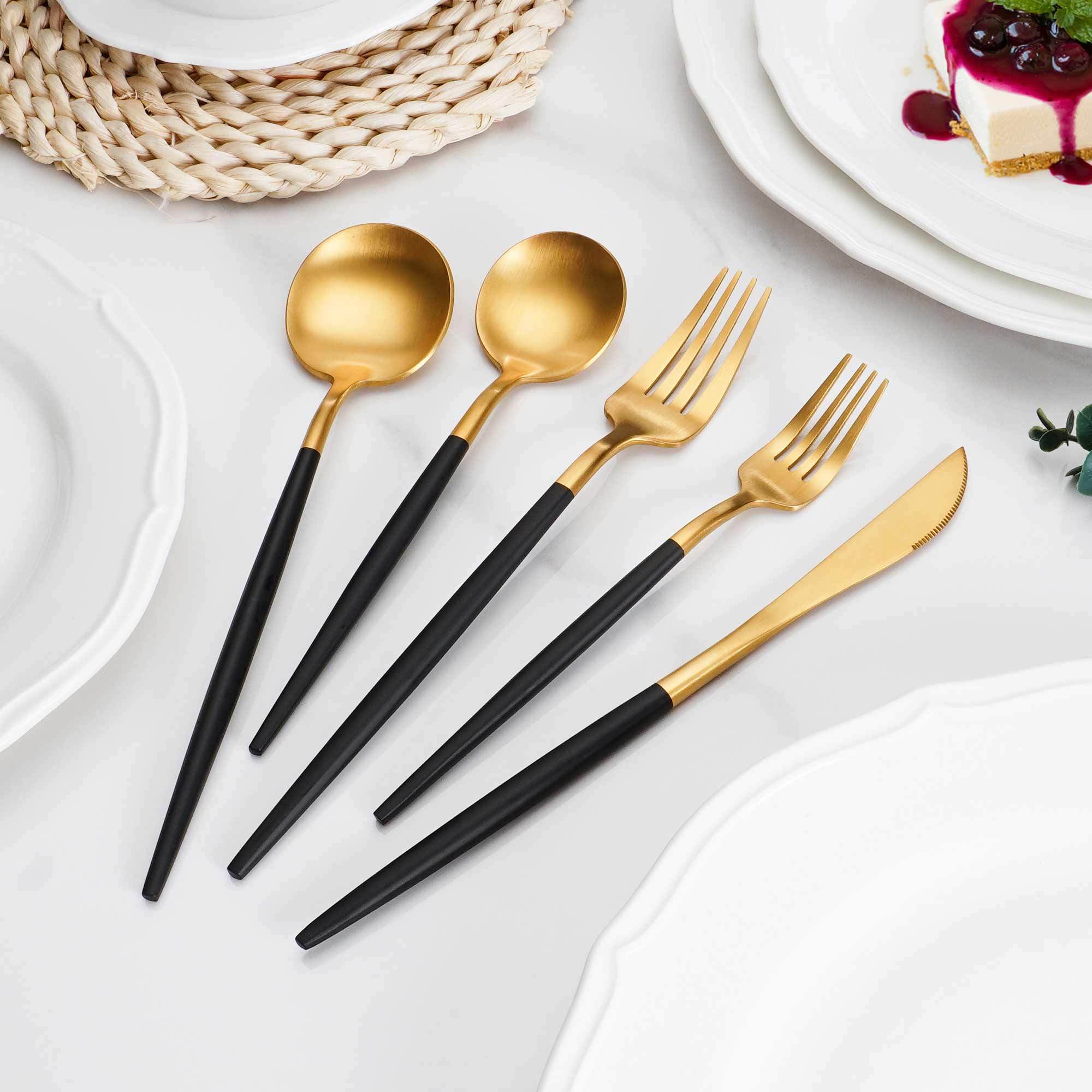 Gold flatware 